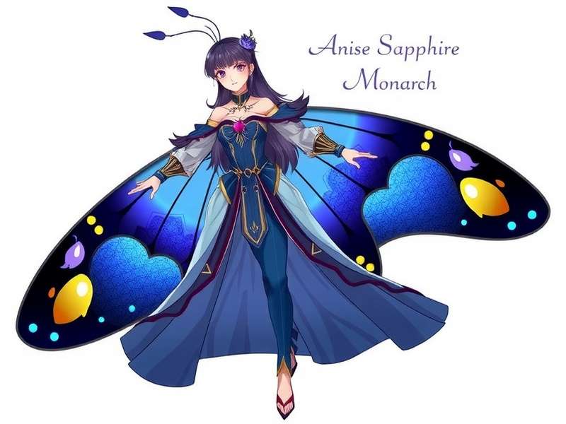 Anise Sapphire Monarch official artwork